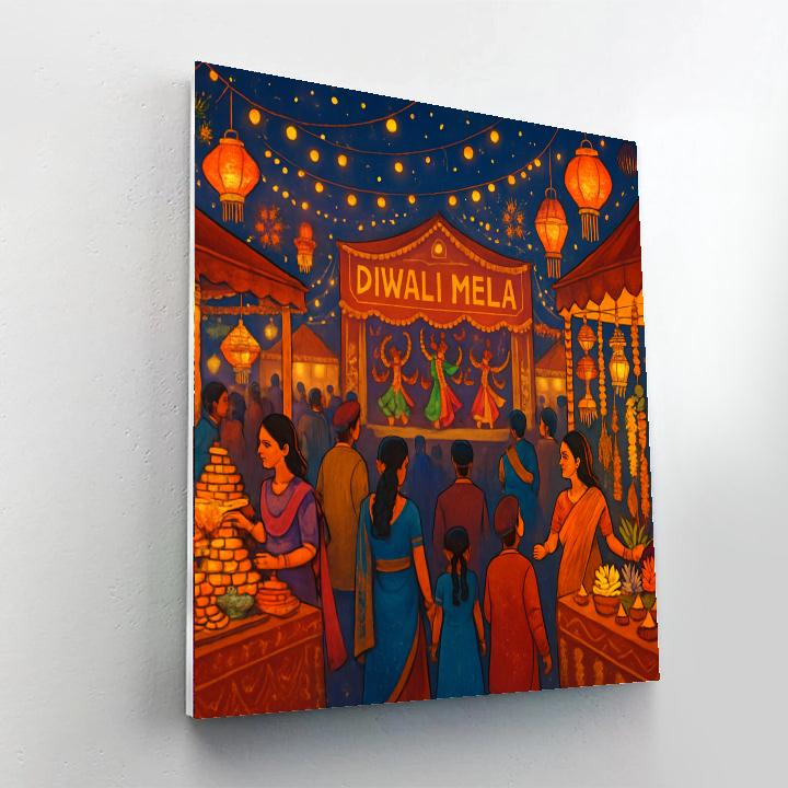 Diwali Mela Painting Number Kit