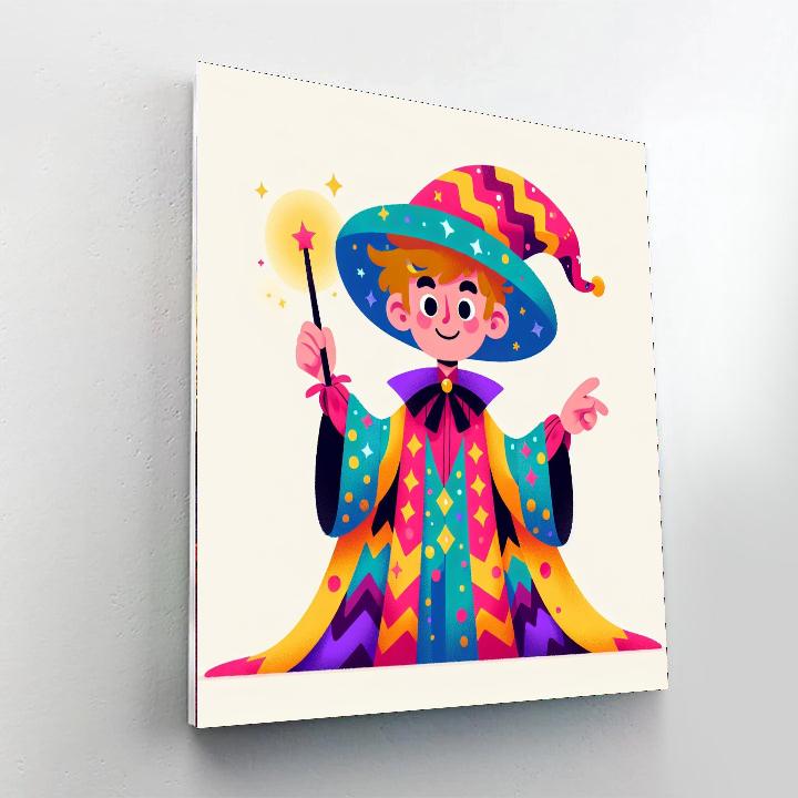 Wizard School Of Wonders Painting Number Kit