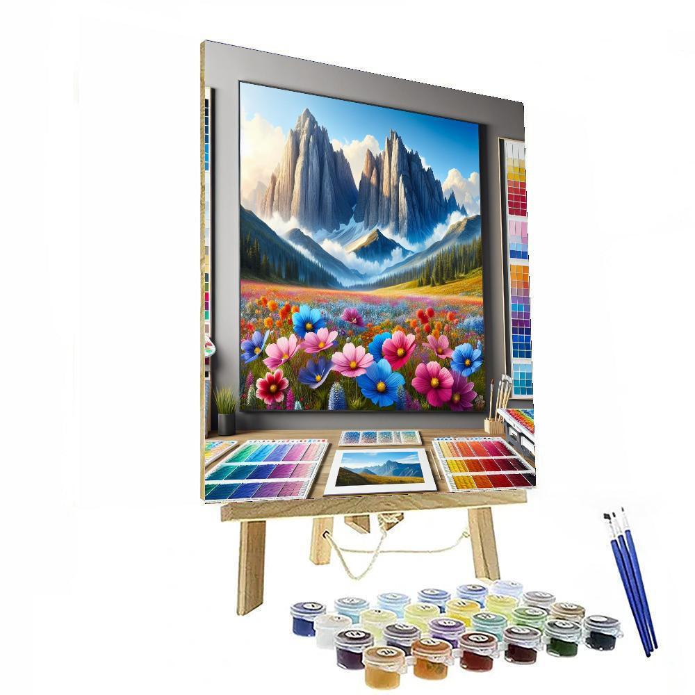 Breezy Mountain Vista Paint By Number