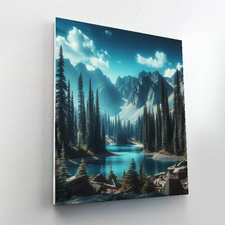 Northern Wilderness Majesty Numbered Painting Kits