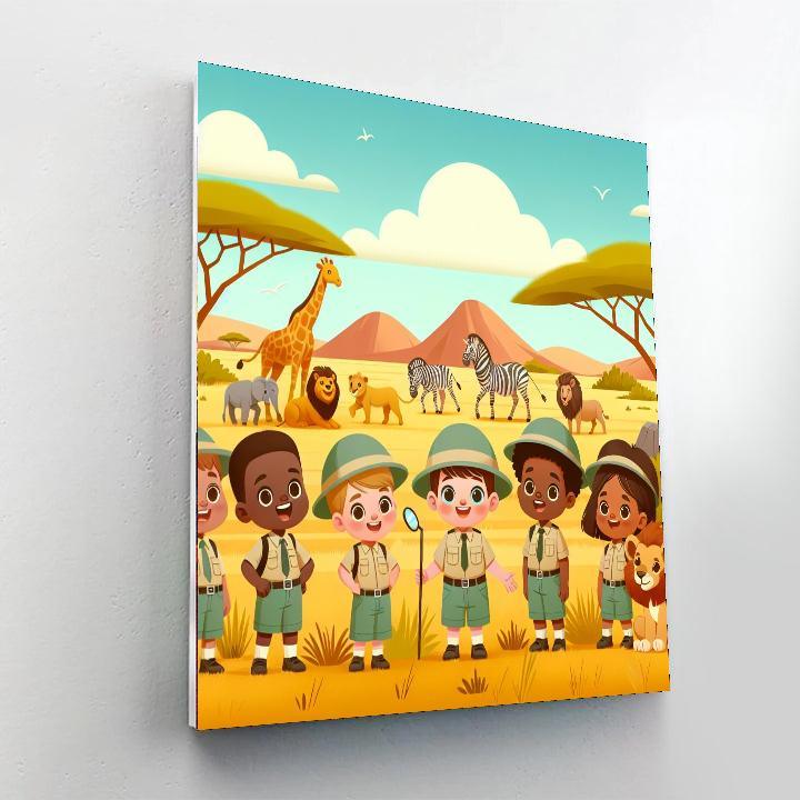 Safari Rangers Mission Numbered Painting Kits