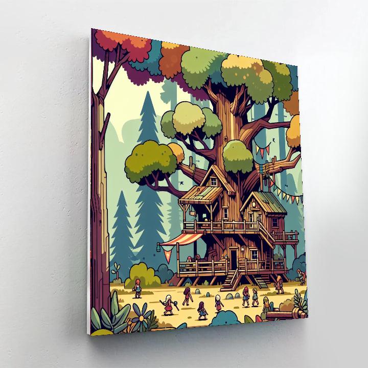 Magic Treehouse Discovery DIY Paint By Numbers