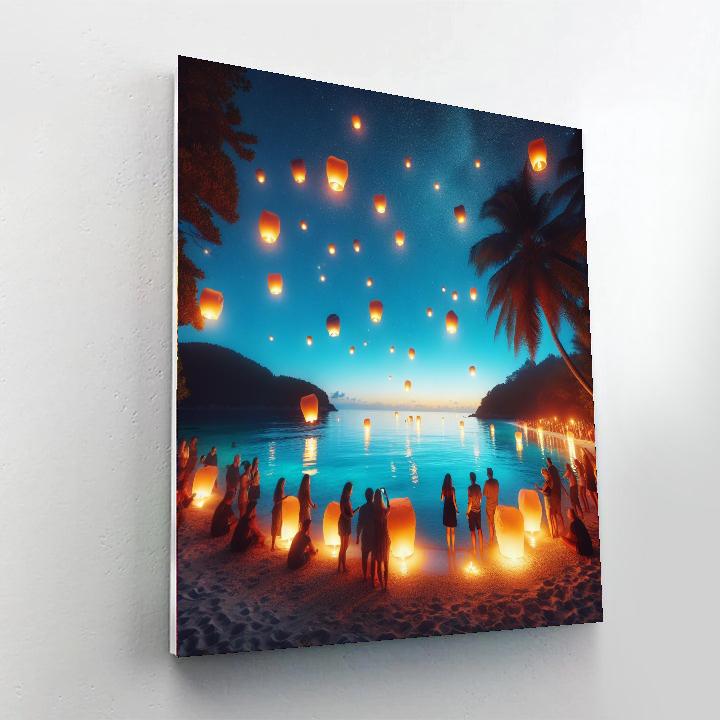 Pahoa Lantern Festival - Usa DIY Paint By Numbers