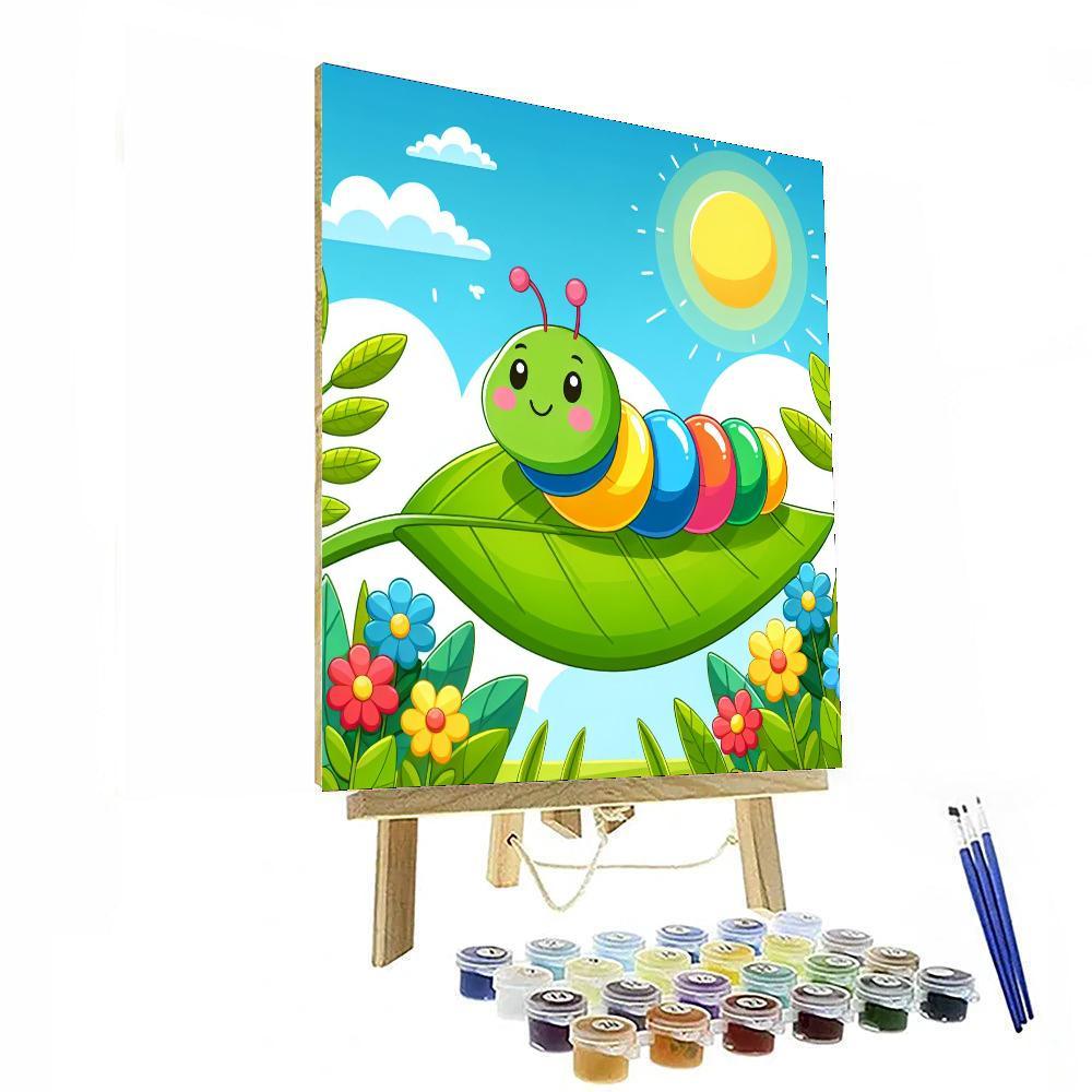 Friendly Caterpillar Paint By Numbers Kits