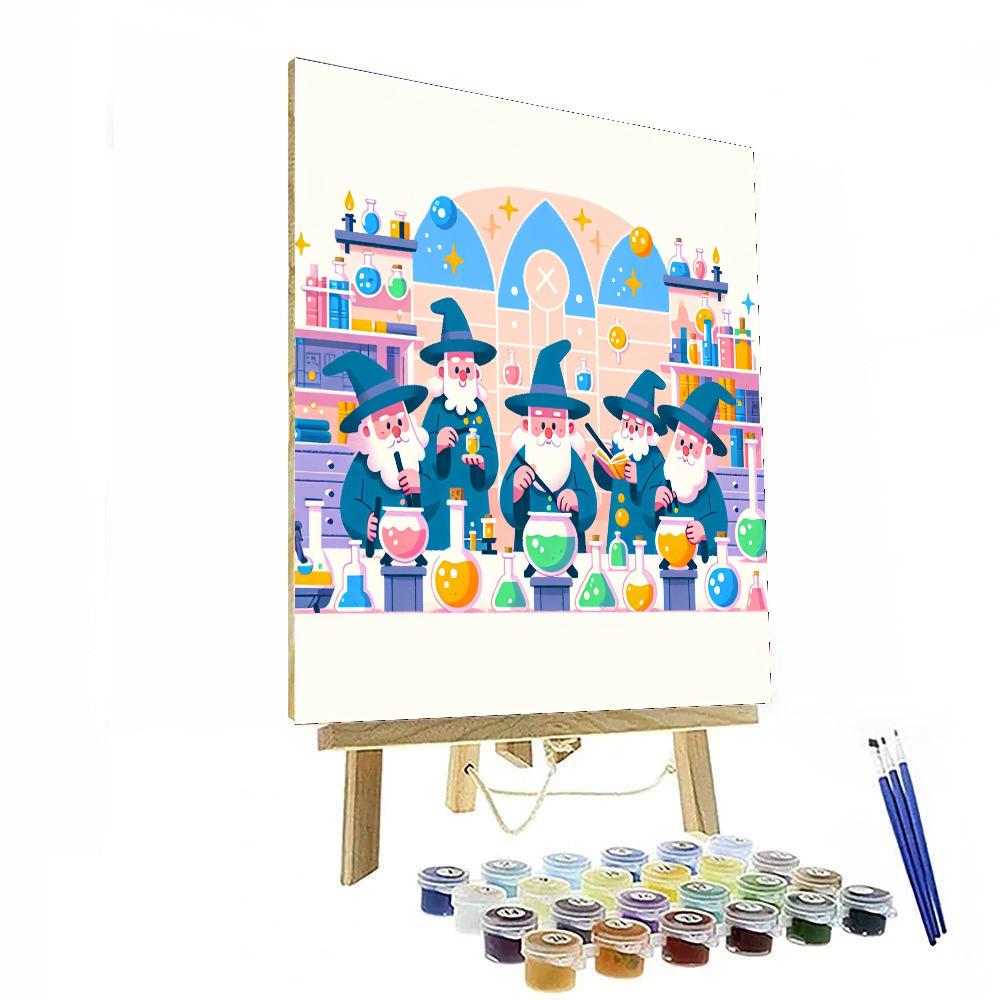 Wizard's Potion Workshop Paint By Color