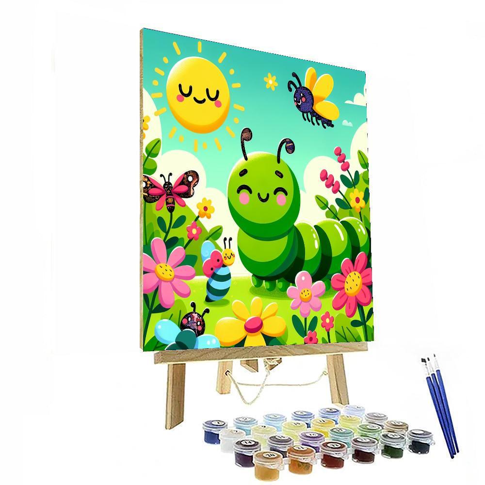 Charming Caterpillar Caper Paint By Color
