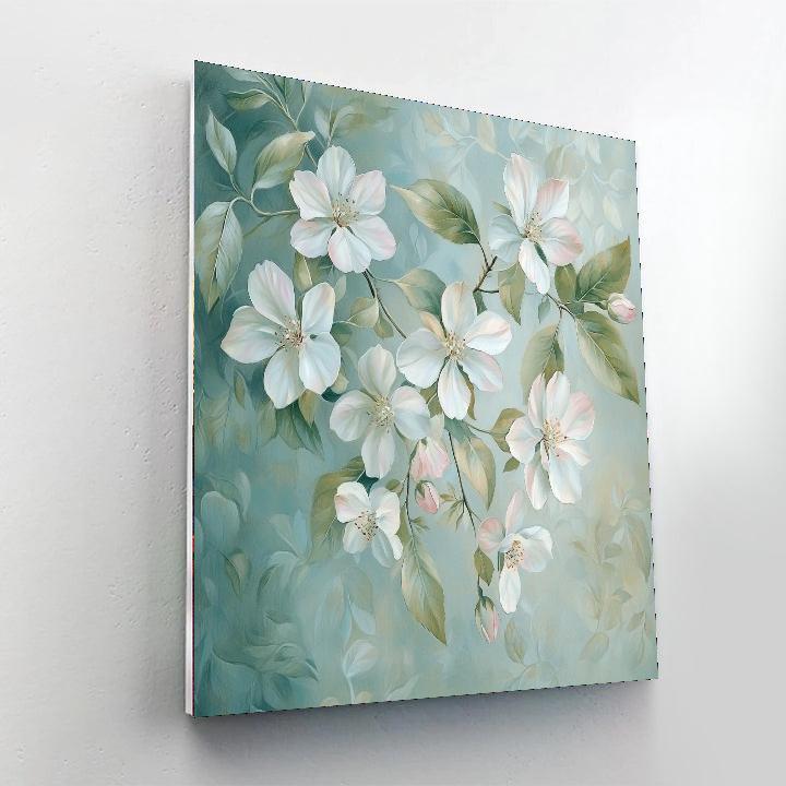 Leonardo Da Vinci Inspired Whispers Of Blossoms  Paint By Number