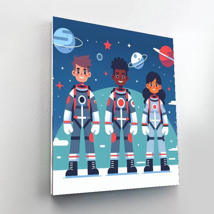 Galactic Hero Adventures Numbered Painting Kits