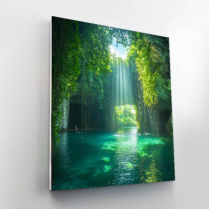 Cenote Ik Kil - Mexico Numbered Painting Kits