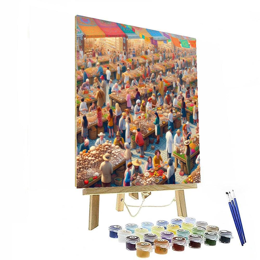Bologna's Fiera Del Fungo Paint By Numbers