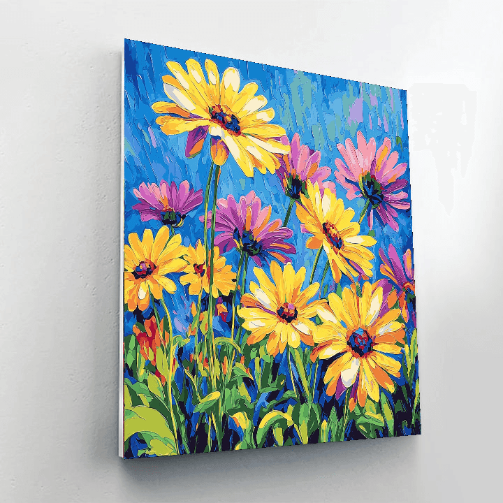 Vincent Van Gogh Inspired Vibrant Garden Paradise  DIY Paint By Numbers