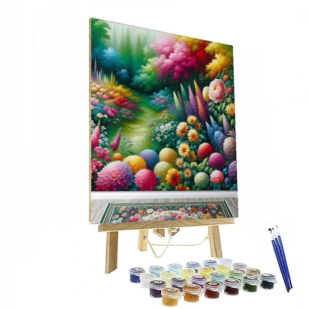 Delightful Summer Garden Numbered Painting Kits