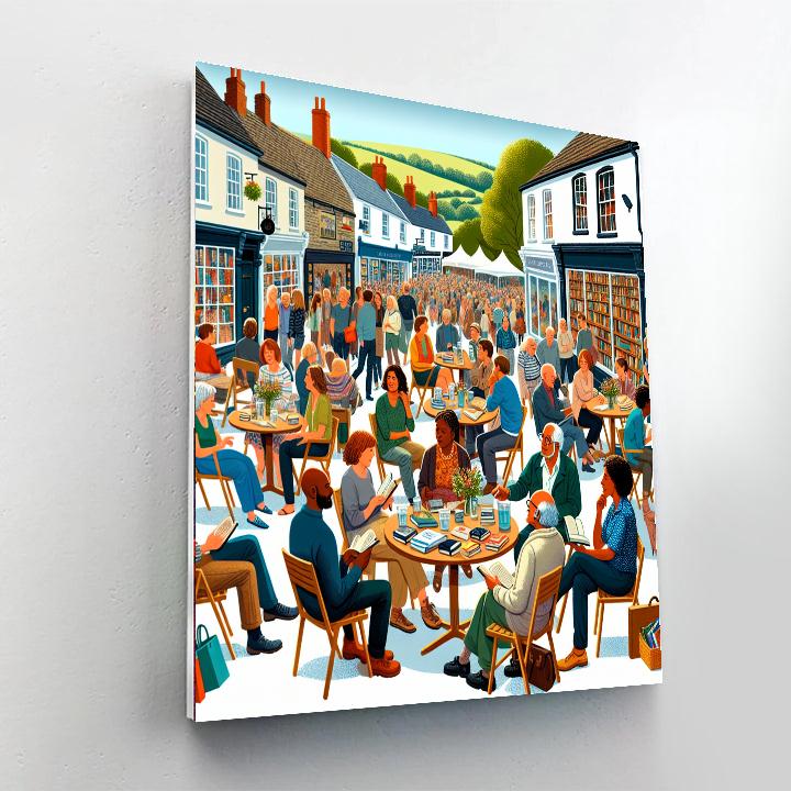 Hay Festival - Hay-on-wye Painting Number Kit