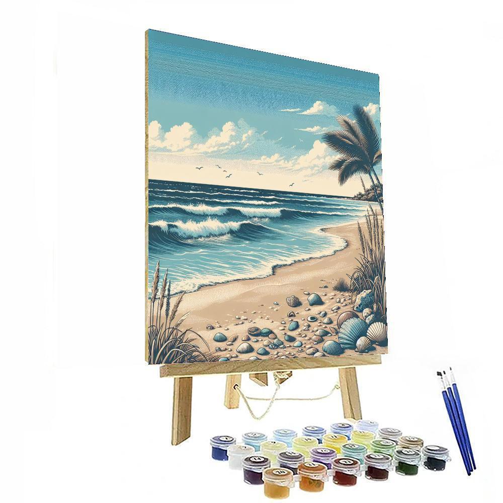 Charming Ocean View DIY Paint By Numbers