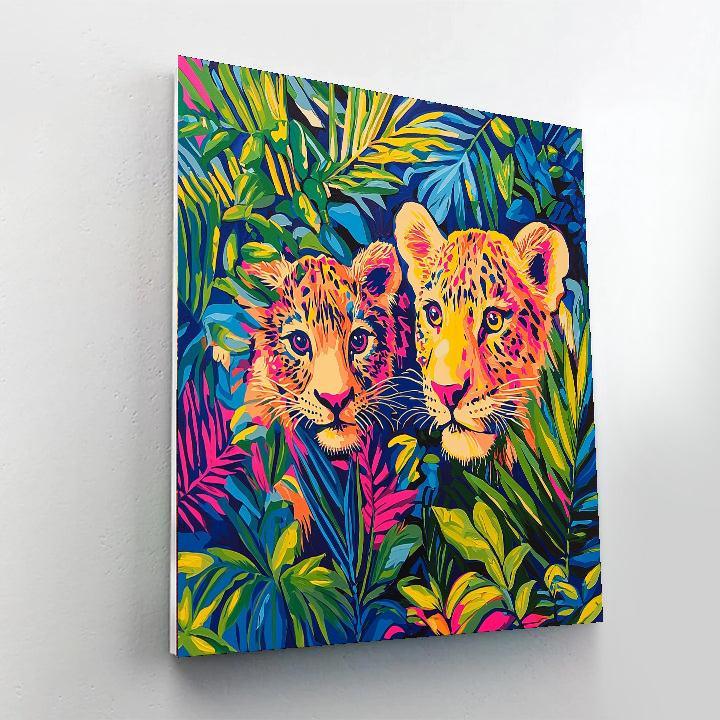 Andy Warhol Inspired Warhol's Electric Wildlife  Numbered Painting Kits