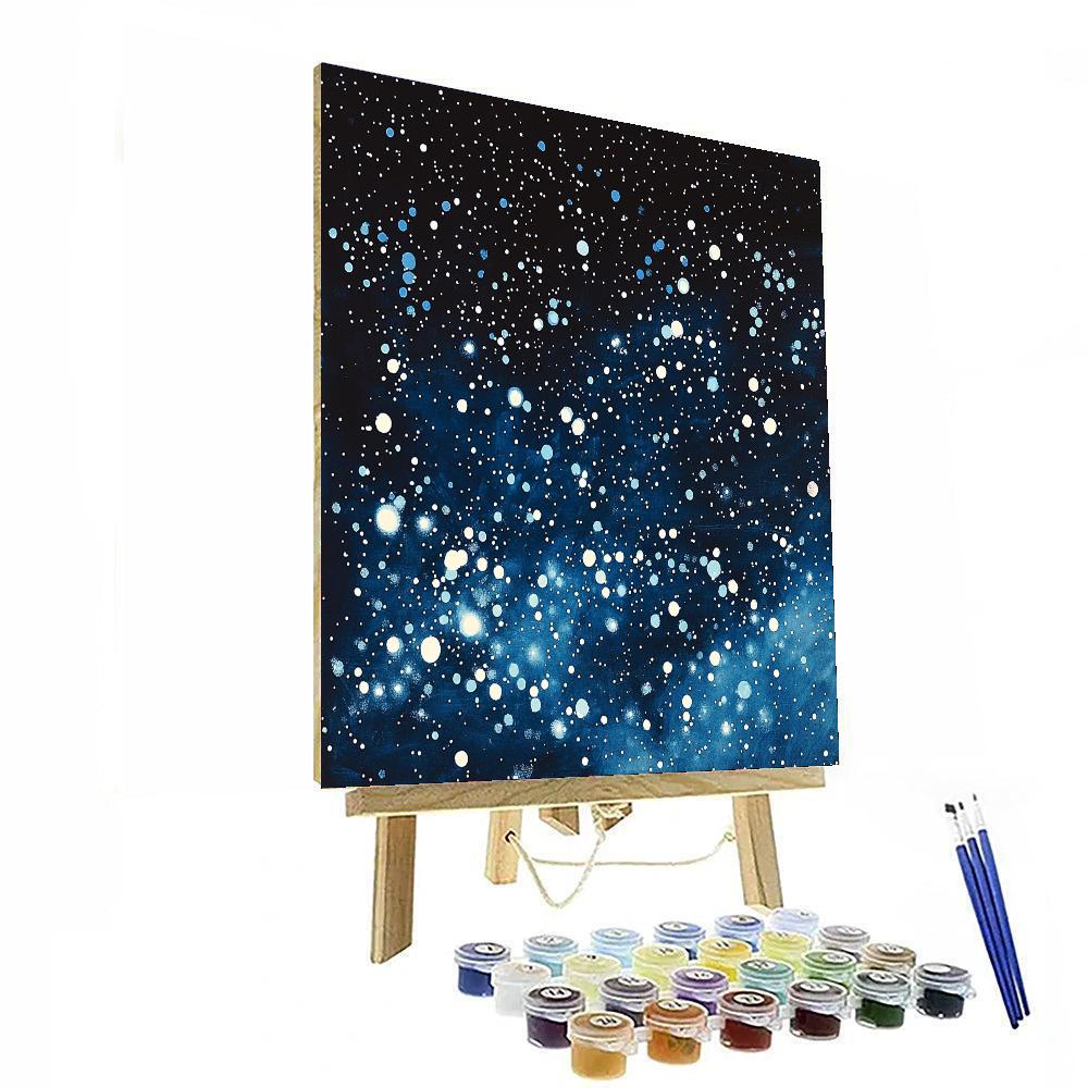 Georges Seurat Inspired Dreamy Constellations  Paint By Number