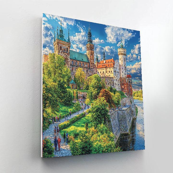 Krakow's Wawel Castle Painting Number Kit