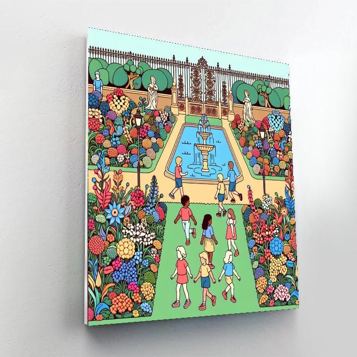 Royal Garden Adventure Paint By Numbers