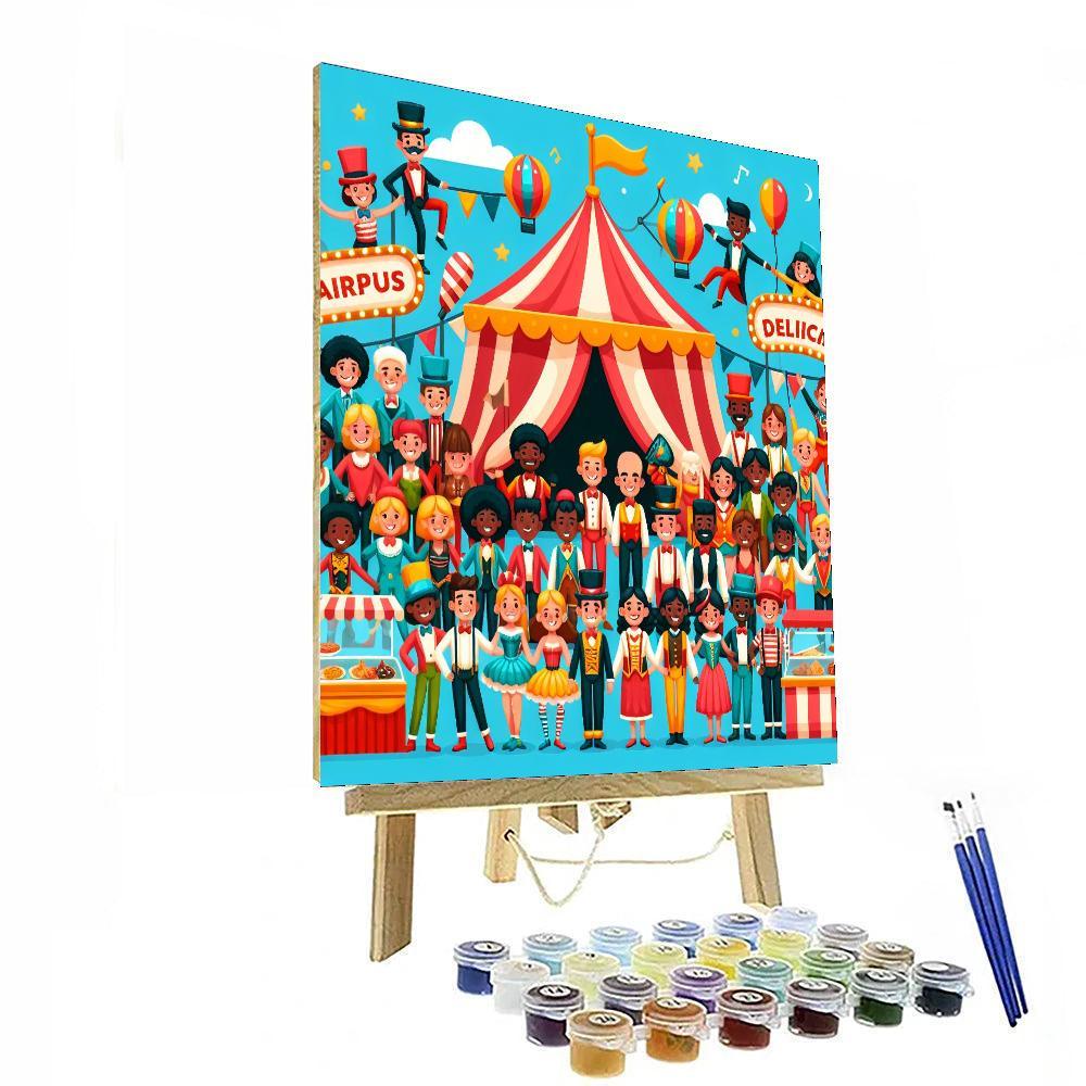 Circus Fun Festivities Paint By Numbers Kits