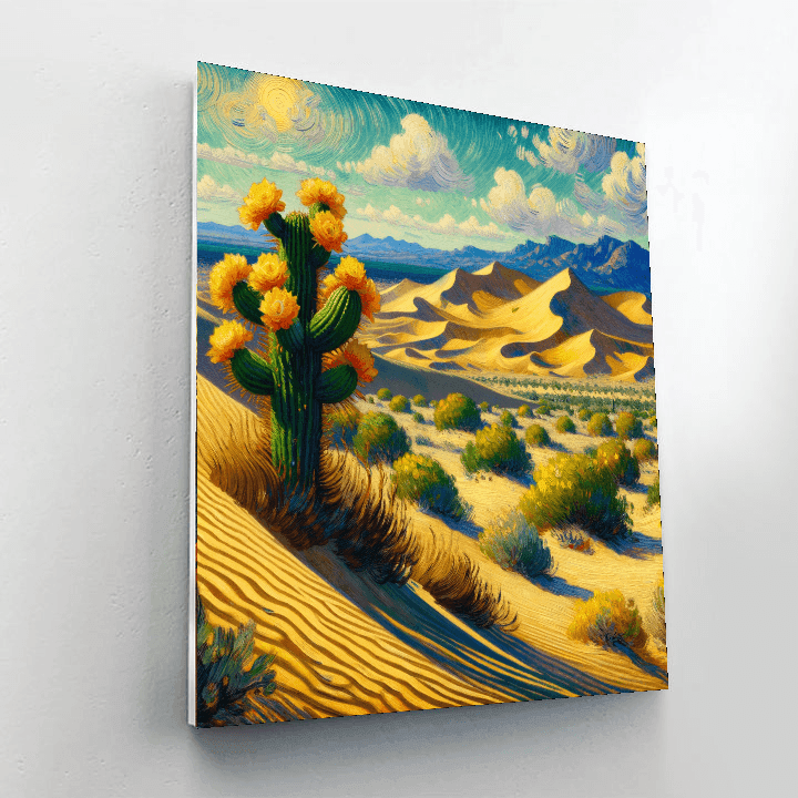 Blooming Desert Beauty Paint By Numbers Art