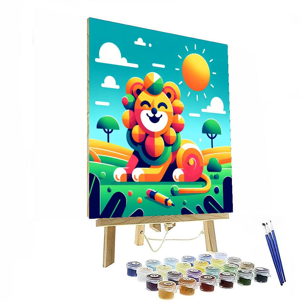 Creative Lion Paint By Numbers
