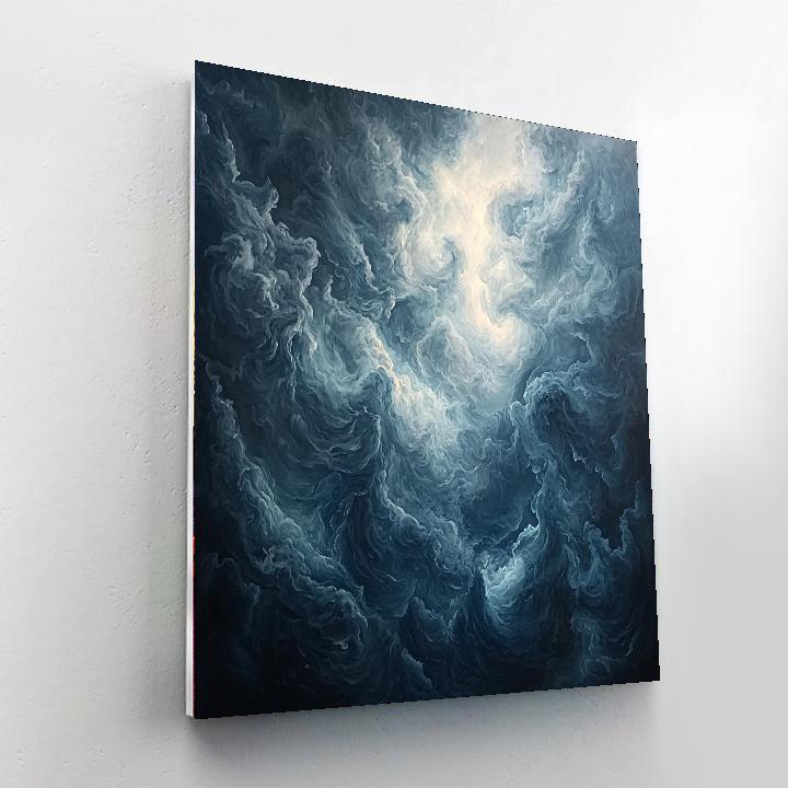 Michelangelo Inspired Sculptural Storm  DIY Paint By Numbers