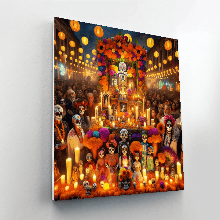 Noche De Muertos - Mexico Paint By Number