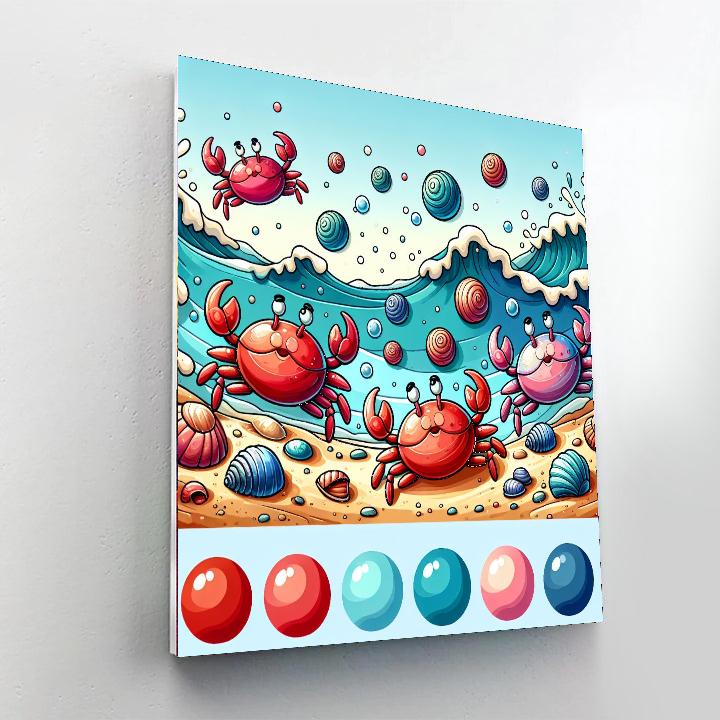 Sandy Seashore Numbered Painting Kits