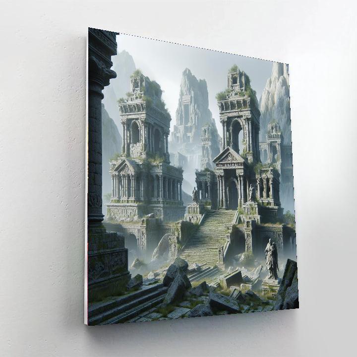 Ancient Ruins Expedition Paint By Number