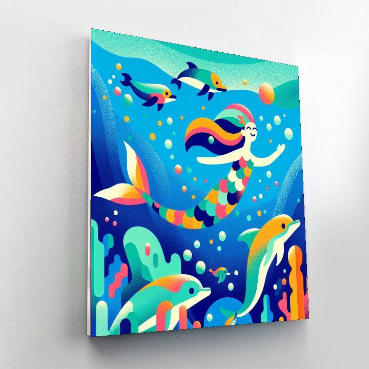 Enchanted Mermaid DIY Paint By Numbers