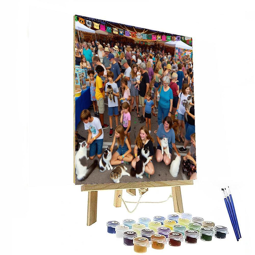 Karnival Kucing Paint By Numbers