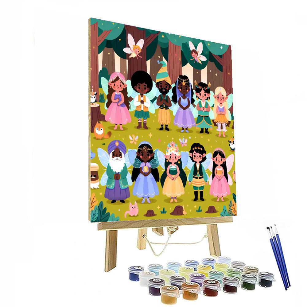Fairy Festival Paint By Numbers Art