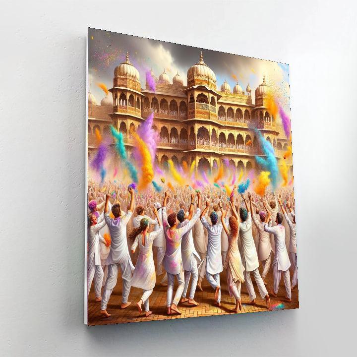 Festival Of Colors - Holi, India Paint By Number