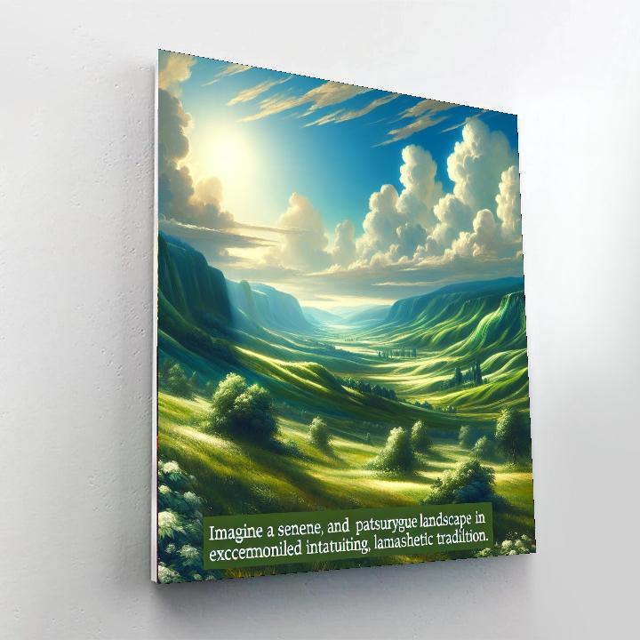 Sunny Countryside Adventure Painting Number Kit
