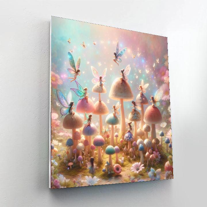 Whimsical Fairy Ring DIY Paint By Numbers