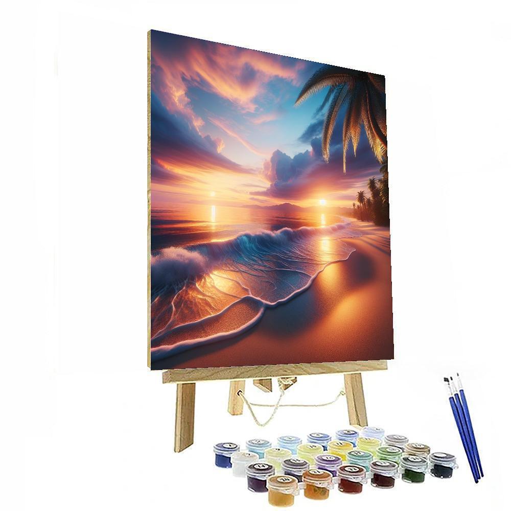 Radiant Ocean Escape DIY Paint By Numbers