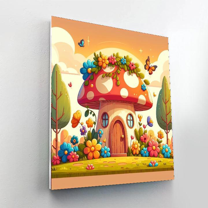 Adventure Toadstool House Paint By Numbers Kits