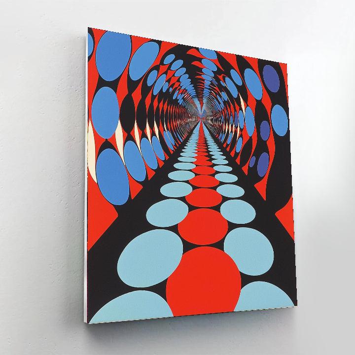 Yayoi Kusama Inspired Spherical Infinity  DIY Paint By Numbers