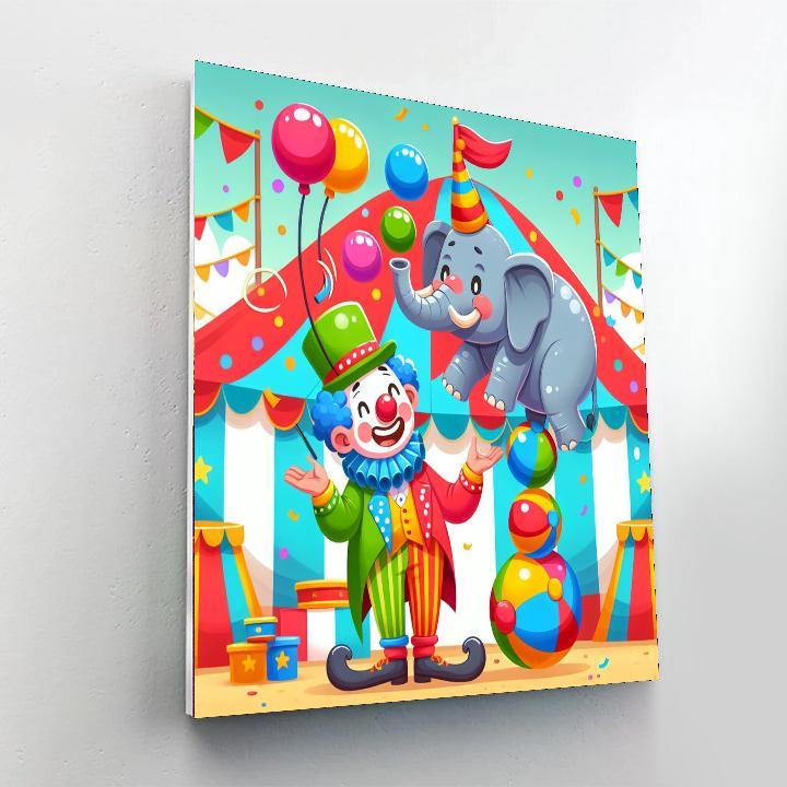 Under The Big Top Paint By Color