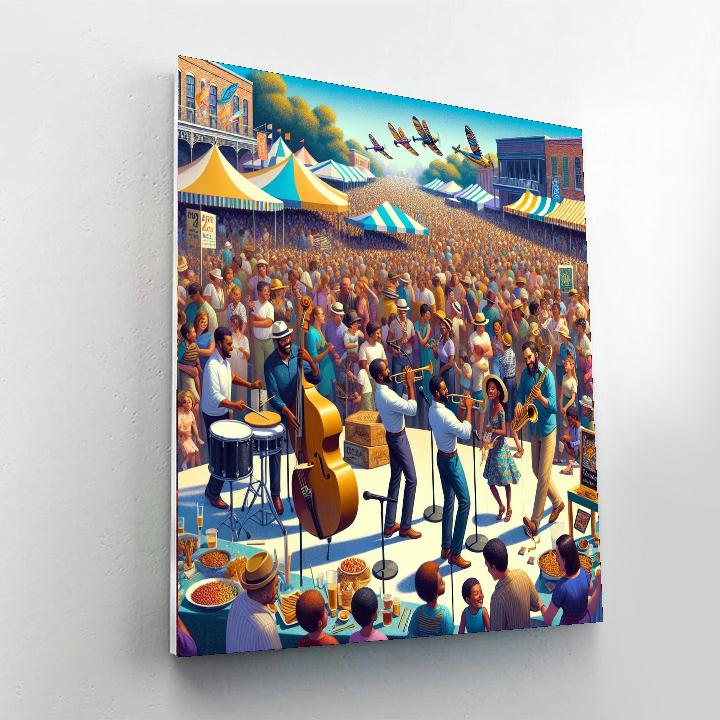 New Orleans Jazz And Heritage Festival - United States Number Painting