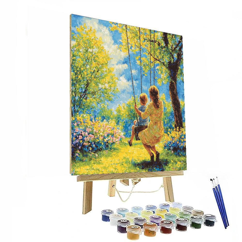 Adventures On A Swing Numbered Painting Kits