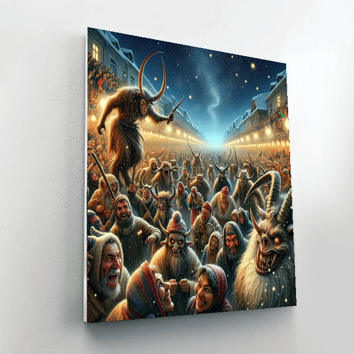 Krampusnacht - Austria Painting By Numbers Kit