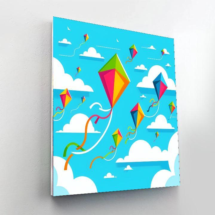 Fantastic Flying Kites Paint By Color