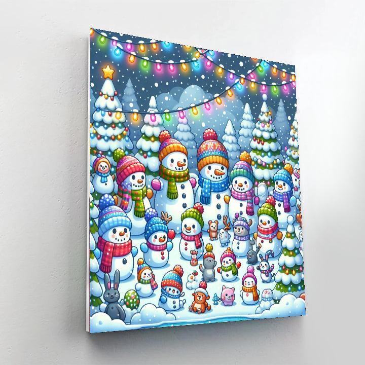 Magical Snowy Kingdom Paint By Color
