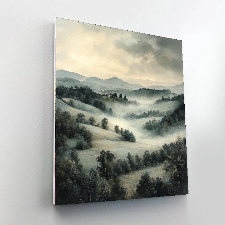 Edgar Degas Inspired Dance Of The Morning Mist  Numbered Painting Kits