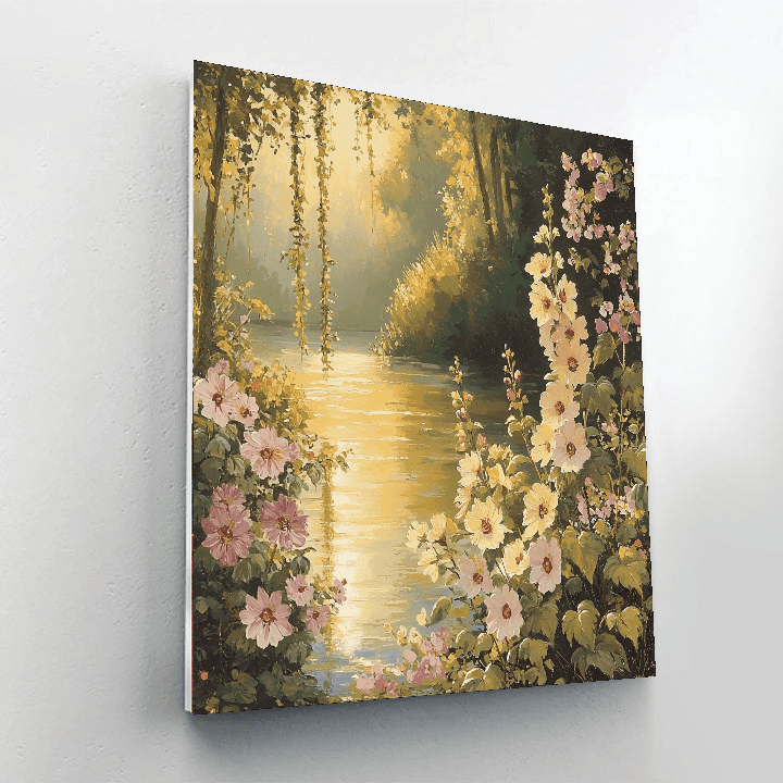 Johannes Vermeer Inspired Vermeer's Garden Daydream  Paint By Numbers Kits