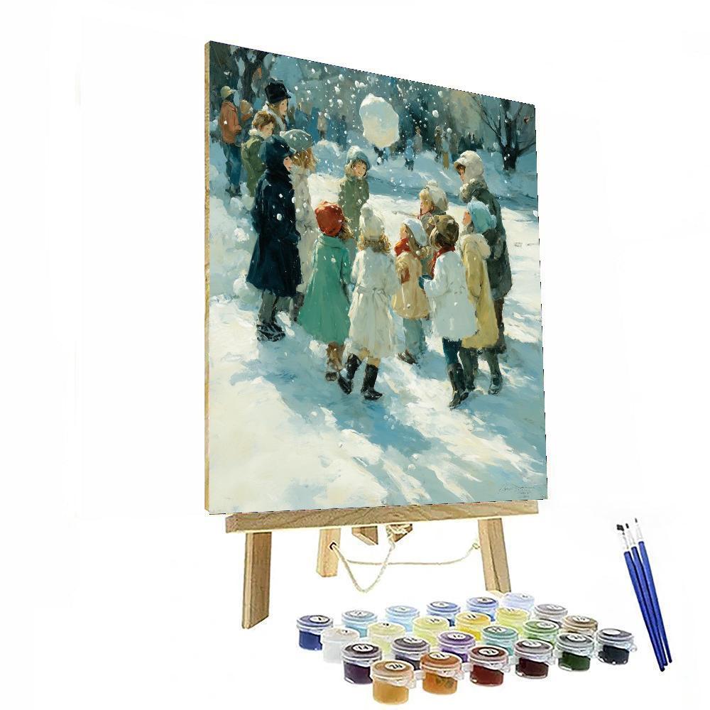 Together In A Winter Wonderland Numbered Painting Kits