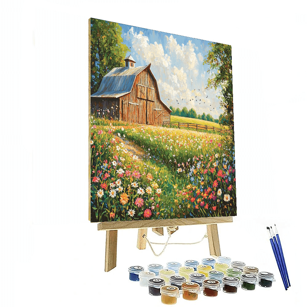 Grant Wood Inspired Country Charm  Paint By Numbers