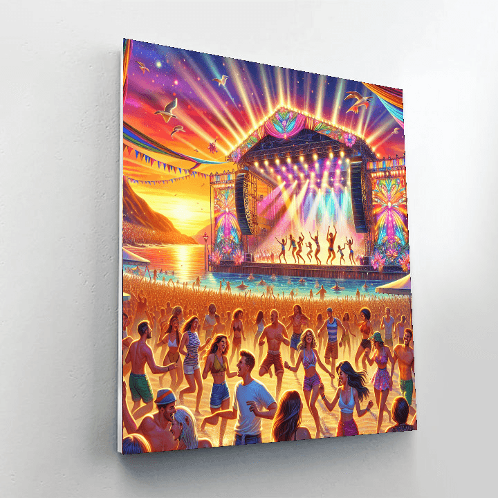 Festival Internacional De Benicassim Paint By Color