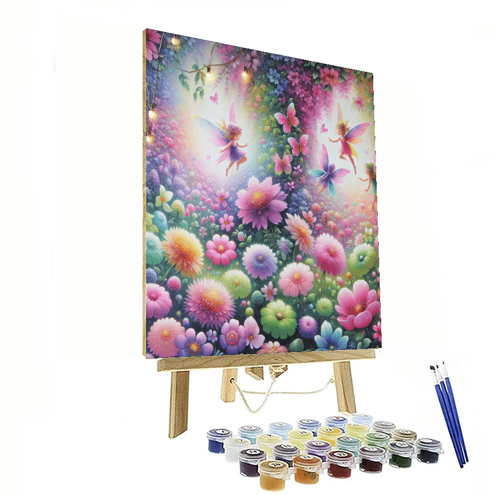 Magical Enchanted Garden Number Painting